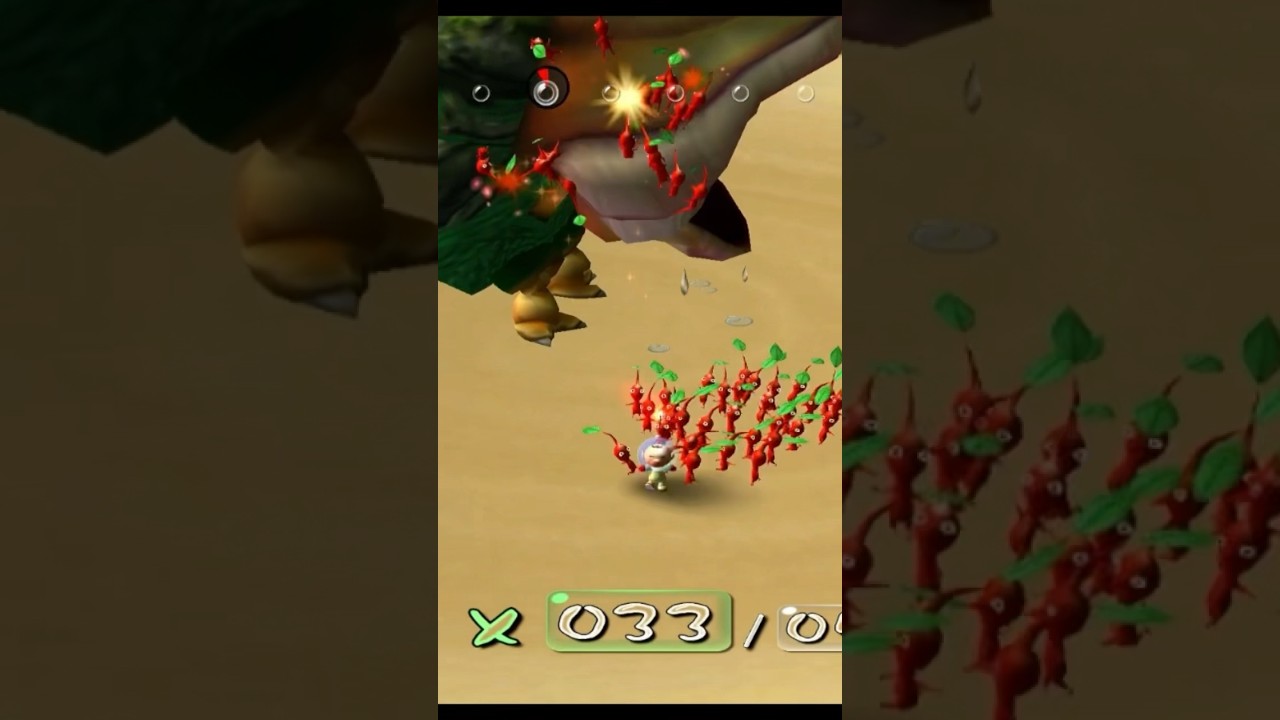 Day 39 of defeating the emperor bulblax with only red pikmin until I hit 500 subscribers 
