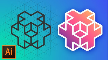 How To Design Modern 3D Logo  | Adobe Illustrator Tutorial