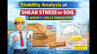 Stability Analysis of Shear Stress &amp; Mohr’s Circle Derivation | Soil Mechanics |Diploma&amp; Polytechnic