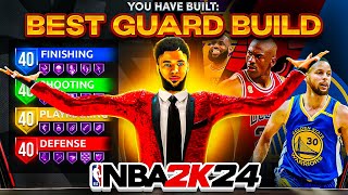 BEST GAME BREAKING GUARD BUILD in NBA 2K24! *NEW* 2-WAY FLOOR-SPACING SLASHER BUILD! BEST BUILD 2K24