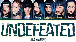 Xg U0026 Valorant Undefeated S  color Coded S