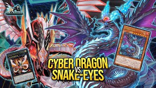 INTENSE BATTLE !!! Cyber Dragon VS Snake-Eyes