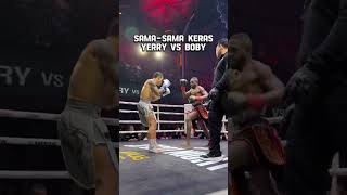 sama2 keras🔥 Yerry VS Boby‼️ #hss #kickboxing #combatsports