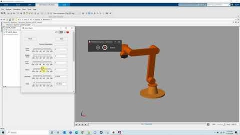 Robotic Arm Simulation and GUI