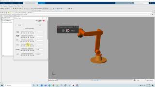 Robotic Arm Simulation and GUI