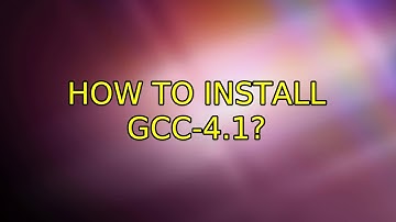 Ubuntu: How to install gcc-4.1? (3 Solutions!!)