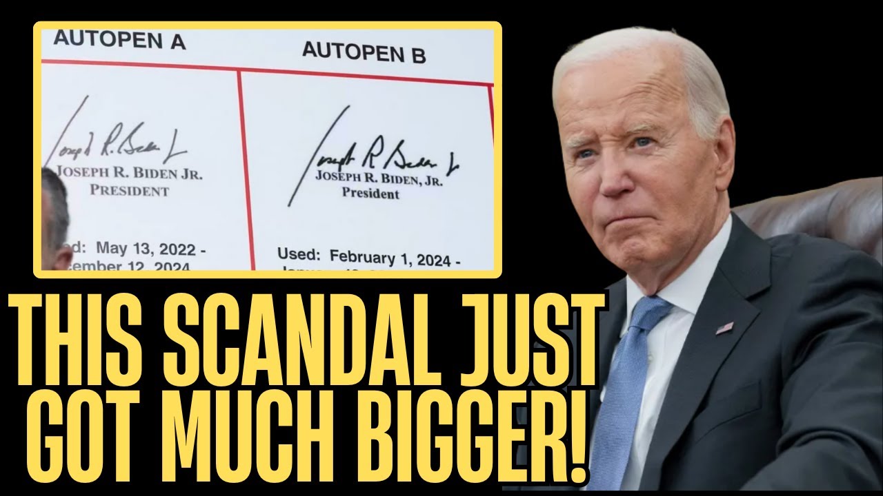 Illegitimate Pardons? Biden Staff Autopen Bombshell EXPOSED