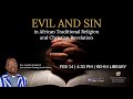 Evil and Sin in African Traditional Religion and Christian Revelation