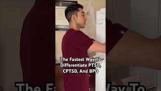 Core differences between PTSD, CPTSD, and BPD explained simply