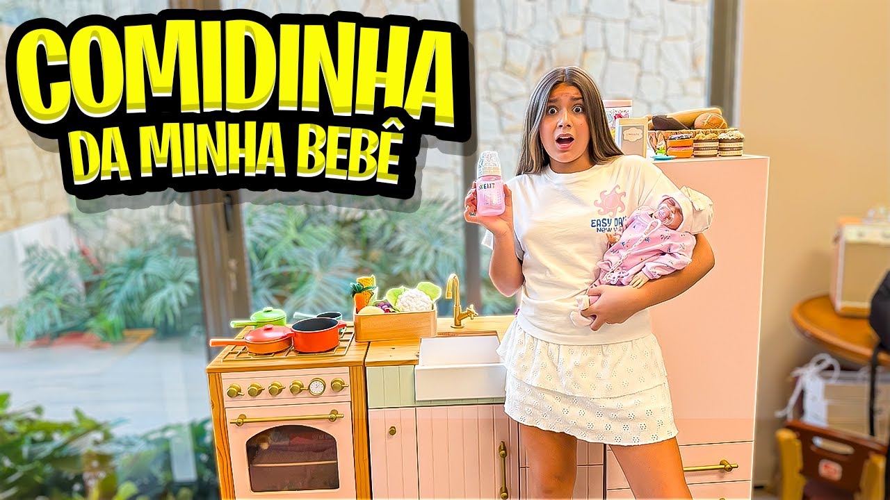 PREPARANDO A COMIDINHA DA MINHA BEBÊ REBORN! 🍼👶 REFEIÇÃO DELICIOSA!