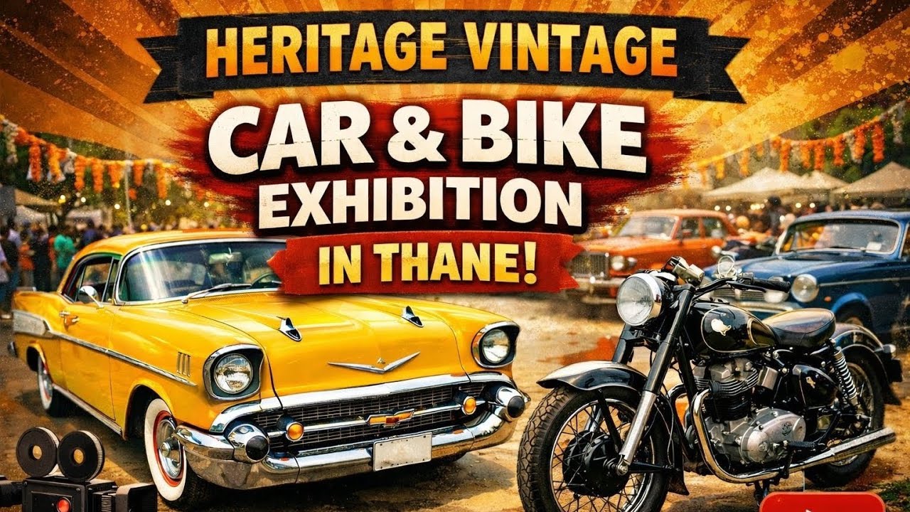 Vintage Cars & Classic Bikes Exhibition 2026 | Heritage Auto Show | Thane  #CarBikeExhibition