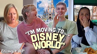 TELLING MY FAMILY I'M MOVING TO DISNEY WORLD l DISNEY CRP 2023