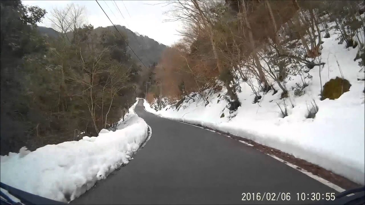 冬の島根県道42号 吉賀匹見線 YouTube