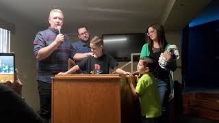 Troy Elton's baptism
