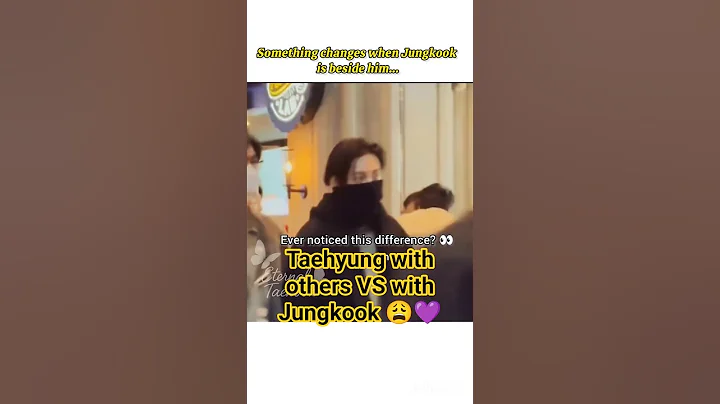 When Taehyung walks with Jungkook… everything changes 💜 | Taekook moments