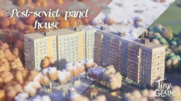 Post-soviet Panel House | TINY GLADE 🌱 | Speedbuild