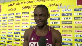 Sopot 2014 - Femi OGUNODE - QAT - World Indoor Championships