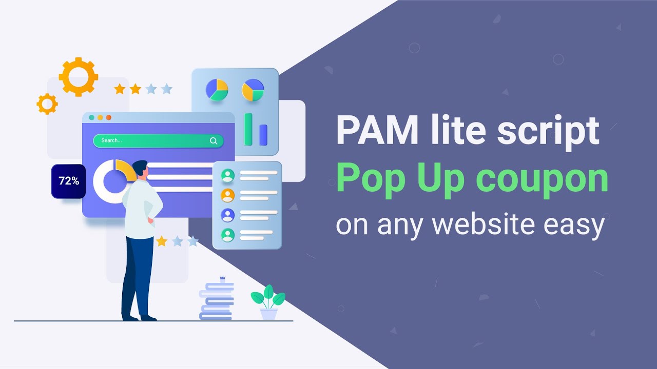 PAM lite script Pop Up coupon on any website easy YouTube
