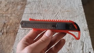 How to Change the Blade on a Disposable Utility KnifeBox Cutter