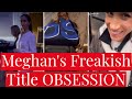 Meghan Markle's FREAKISH Obsession with Her Duchess of Sussex Title, Latest Monogram Example