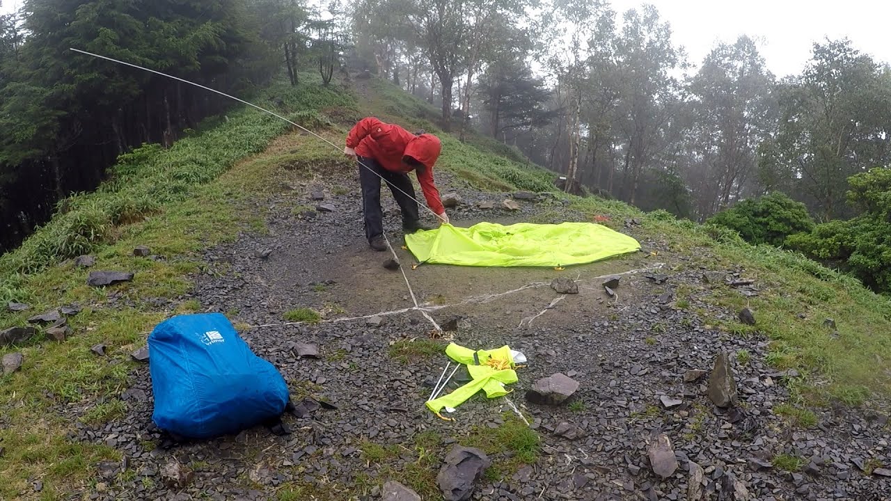 【テント泊登山】雨の奥秩父縦走【新テント】その２