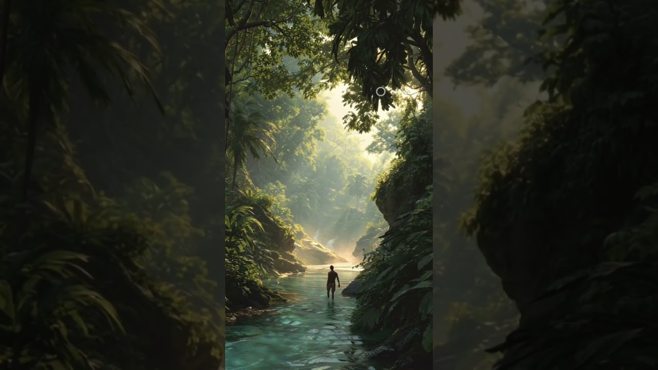 Jungle River Camping | Nature Exploration |  River Edge 