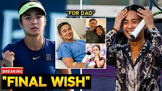 Alex Ealas Fathers Final Wish Is The Most Heartbreaking Thing In Tennis Right Now