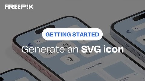 How to use the icon SVG maker with AI | Freepik Getting Started
