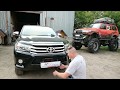 Toyota HiLux Установка лебёдки в штатный бампер. Скрытая установка лебёдки. Как это устроено.