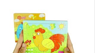 ต่อจิ๊กซอว์ ไก่ ช้าง เรียนรู้สัตว์ สำหรับเด็ก | Jigsaw Puzzle Chicken  Elephant Learn Animals For screenshot 4
