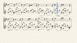 Allegro Agitato from "Lieder ohne Worte" (Op. 85 No. 2) Arranged for Clarinet &amp; Guitar