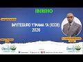 IBIRIHO IMYITEGURO Y INAMA YA ICCB 2026