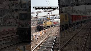 Joy E Bike Livery Sealdah WAP 7 💪🏼 with Tebhaga Express brake testing at Dum Dum Jn 📍