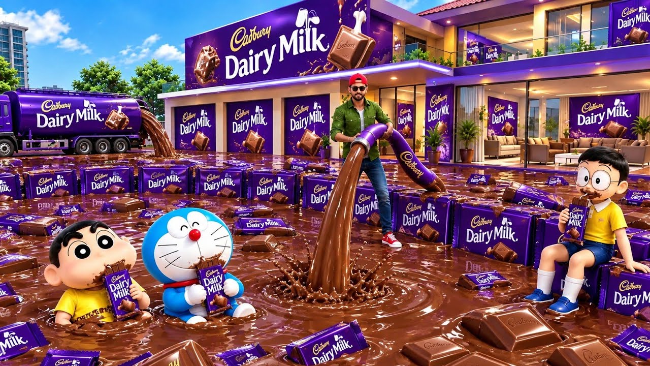Jack Shinchan & Doreamon and Nobita Found New chocolate world 🍫| Indian Theft Auto 🤯🥳