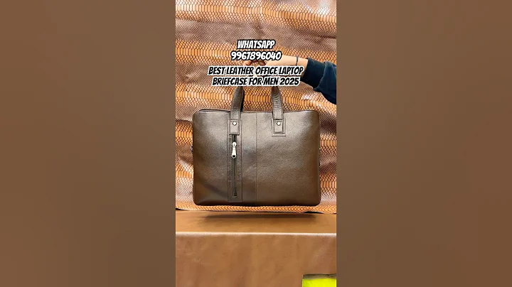 Best Leather Laptop Bag for Men 2025 | Office Bag top grain Leather 15 Inch | Dharavi Leather Market
