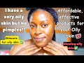 Affordable skincare routine that will brighten & glow your OILY SKIN 💯 Clear pimples & dark spots