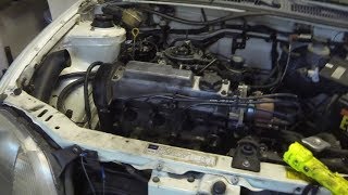 Metro Mayhem Series Pt. 1: Pulling the motor and trans.