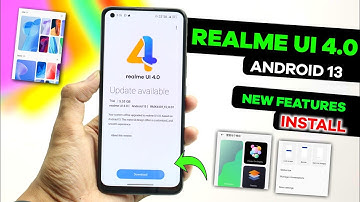 Realme UI 4.0 New Update | Android 13 New Features | ColorOS 13 New features | Install realme UI 3.0