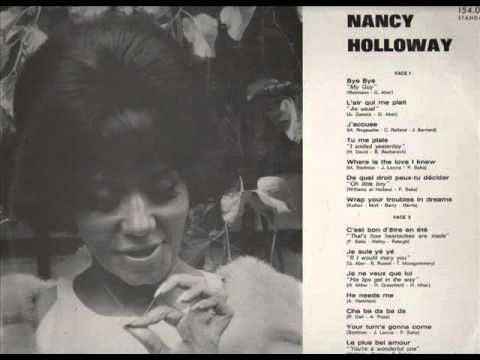 NANCY HOLLOWAY - WHERE IS THE LOVE  I KNEW - LP DECCA 154 073