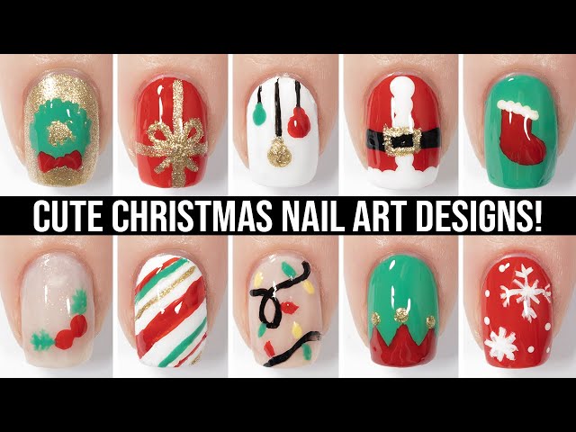 Top 100+ Easy Christmas Nail Art Ideas, Fall and Winter Nail Tutorials by  NAILSART&DESIGN 2023