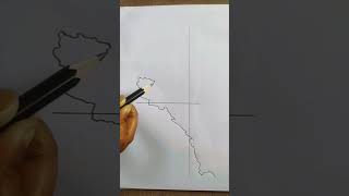 assam map drawing easy @BinitaSarkar-l3w  #shorts #art #viral #youtube