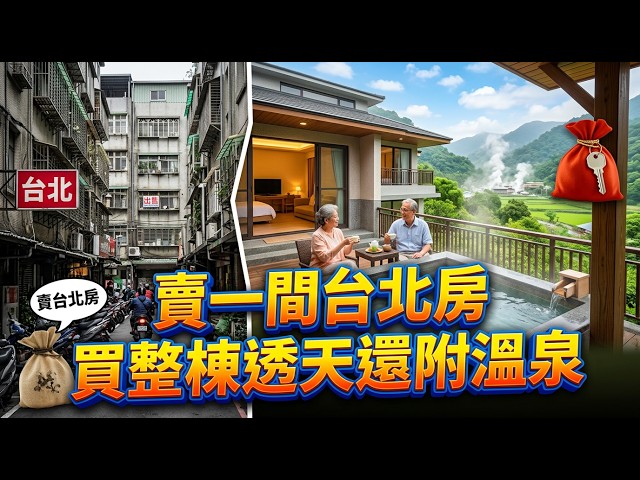 台灣八個最適合退休族移居的城鎮：賣掉台北一間房，在這裡竟能買整棟透天還附溫泉，看完讓人超想搬家