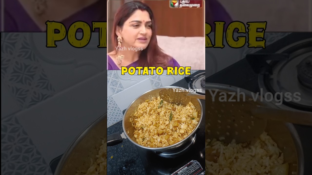 Potato Rice recipe 😋