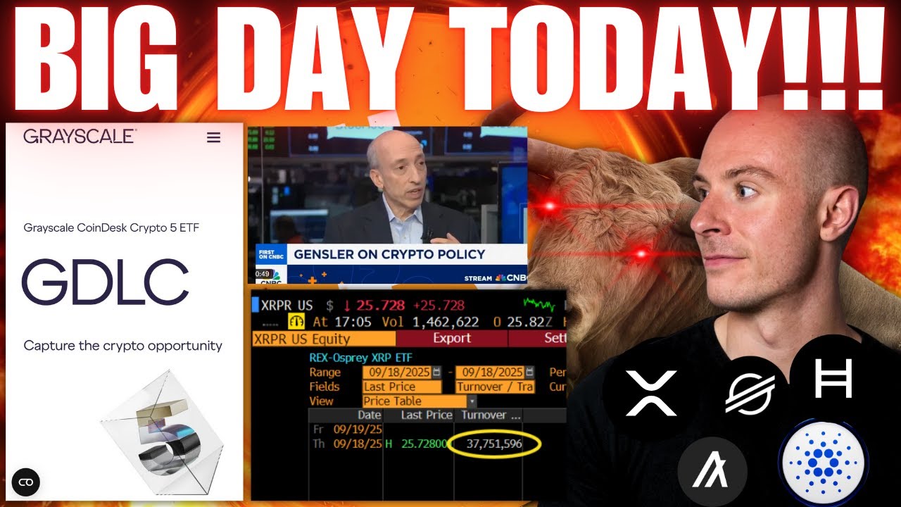 THING ARE GOING TO GET CRAZY! Crypto On The Cusp Of Big Move! Crypto  Baskets ETFs Launching *TODAY*