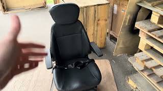 СИДІННЯ механічне на трактори/комбайни. ТОП за свої грощі. Усі регулювання. Канада Cametet MINOR-1А