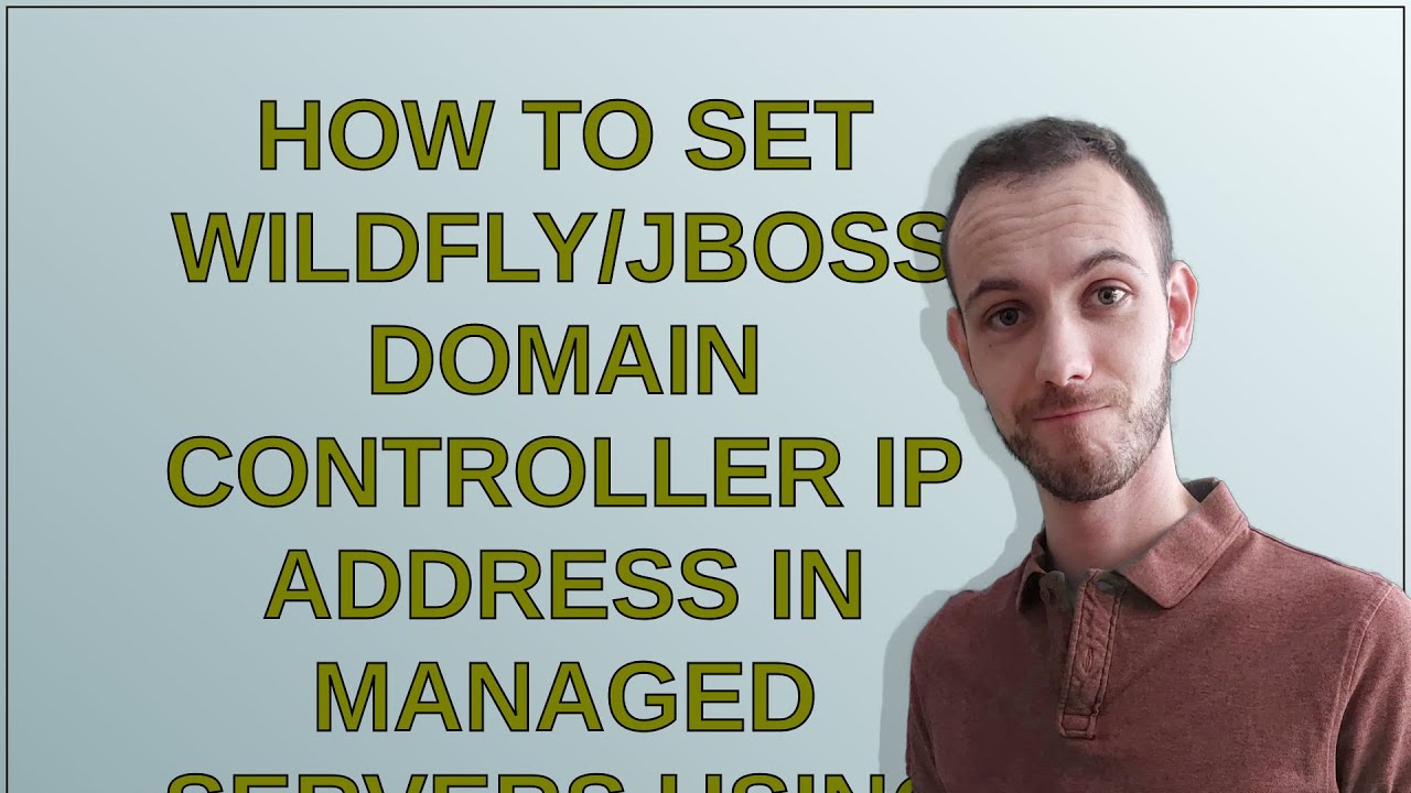 How to set Wildfly/JBoss domain controller IP address in managed servers using CLI?