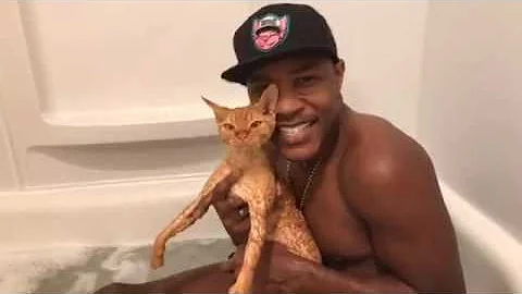 Guy Rapping About Giving His Cat A Bath Is Best Th...