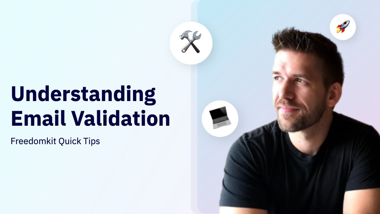 How Email Validation Works in Freedomkit.ai - YouTube