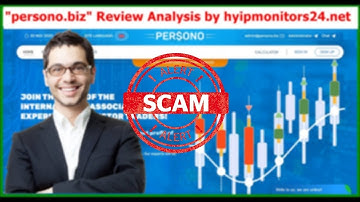 persono.biz" Review Analysis by hyipmonitors24.net