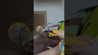 Spinning toy with lights by Abigail